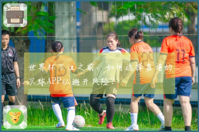 世界杯下注之前，如何选择靠谱的买球APP以避开风险？